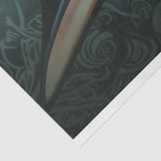 Papier Mousseline Déco Art glamour Chat Découpage (Détail)