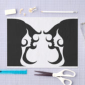 Papier Mousseline Deco mod woman (Artisanat)