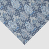 Papier Mousseline Décolleteuse de marine Chinoiserie Ginger Jar (Détail)