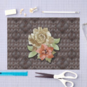 Papier Mousseline Décor académique en cuir 3D (Artisanat)