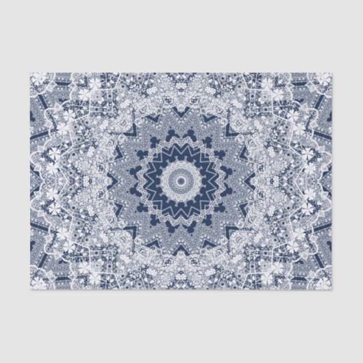 Papier Mousseline Décor dentelé (Recto)