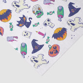 Papier Mousseline Décor motif d'Halloween (Détail)