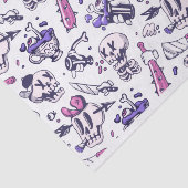 Papier Mousseline Décor motif d'Halloween (Détail)