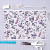 Papier Mousseline Décor motif d'Halloween (Artisanat)