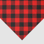 Papier Mousseline Décor rouge et noir de contrôle de Buffalo de (Détail)