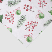 Papier Mousseline Décorations d'arbre de Noël & Holly (Détail)