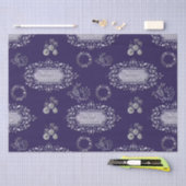 Papier Mousseline Décorations de Noël en argent pour Noël bleu (Artisanat)