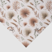 Papier Mousseline Decorative pattern featuring brown deer (Détail)