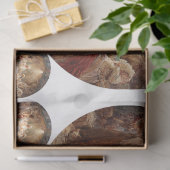 Papier Mousseline Decoupage 12" Nativity Scene Circles & 8 Coasters (Cadeau)