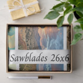 Papier Mousseline Decoupage 26x6" Cowgirl Western Designs Handsaws (Cadeau)