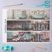 Papier Mousseline Decoupage 26x6" Farmhouse Designs for Handsaws (Artisanat)