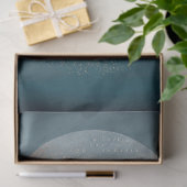 Papier Mousseline Découpage 2 Lunes Réflexion Atmosphère Tranquille (Cadeau)