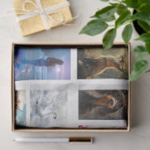 Papier Mousseline Decoupage 32 Designs 3x5 Inches Collage Scrapbook (Cadeau)