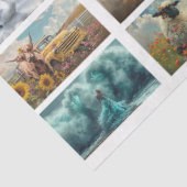 Papier Mousseline Decoupage 32 Designs 3x5 Inches Collage Scrapbook (Détail)