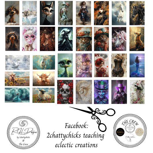 Papier Mousseline Decoupage 32 Designs 3x5 Inches Collage Scrapbook