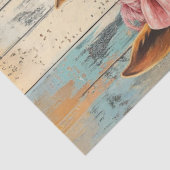 Papier Mousseline Découpage 3 Chevaux Bandanas Arrière - plan en dét (Détail)