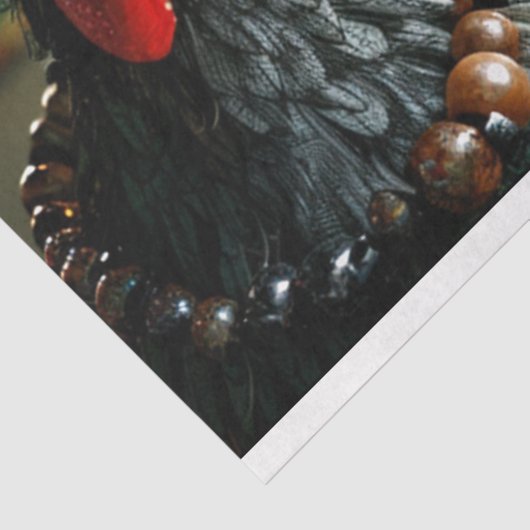 Papier Mousseline Découpage 3 Gangsters de poulets (Détail)