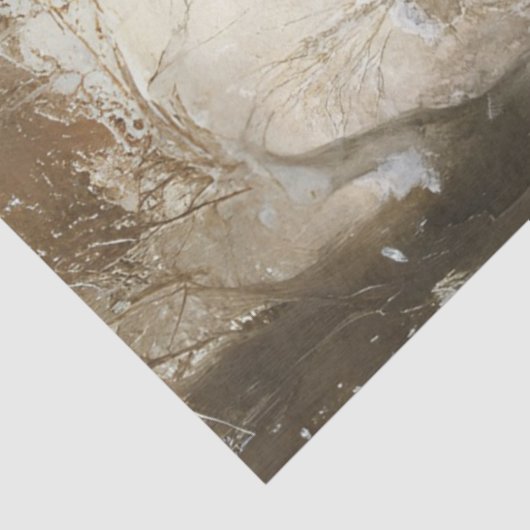 Papier Mousseline Decoupage 3 Little Pigs Story Book Forest (Détail)