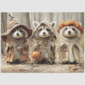 Papier Mousseline Découpage 3 Tricksters & Traitements de Forêt de R (Recto)