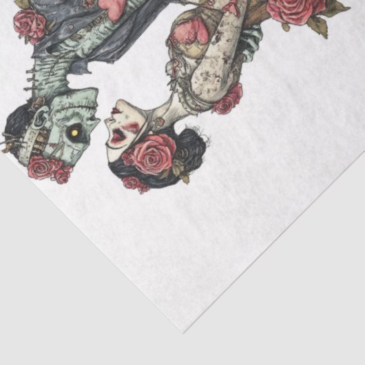 Papier Mousseline Découpage 4 conceptions Romantique Frankenstein &  (Détail)