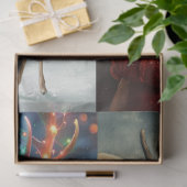 Papier Mousseline Découpage 4 Scrapbooking Design de rennes de Noël (Cadeau)