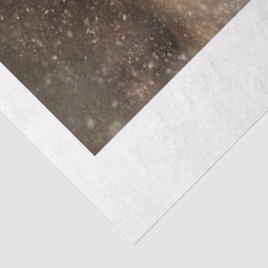 Papier Mousseline Decoupage 5x7 Highland Calves Winter Scene (Détail)