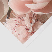 Papier Mousseline Decoupage A3 Botanical Peach Designs Scrapbooking (Détail)