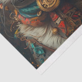 Papier Mousseline Decoupage A3 Scrapbook Paper Steampunk Cats  (Détail)