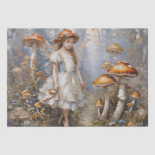 Papier Mousseline Découpage à la farine de champignons lunaires