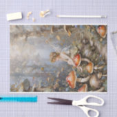 Papier Mousseline Découpage à la farine de champignons lunaires (Artisanat)