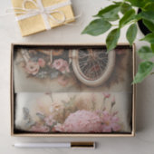 Papier Mousseline Découpage à l'aquarelle du crâne floral (Cadeau)