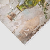 Papier Mousseline Découpage à l'huile contaminée de plantes méditerr (Détail)