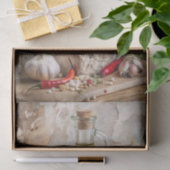 Papier Mousseline Découpage à l'huile contaminée de plantes méditerr (Cadeau)