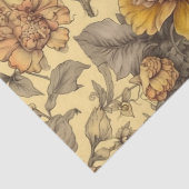 Papier Mousseline Découpage, abeille victorienne, abeille et fleurs  (Détail)