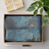 Papier Mousseline Decoupage Abstract Night Sky Crescent Moon (Cadeau)