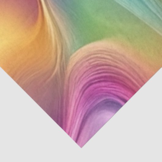 Papier Mousseline Découpage Abstrait Aquarelle Motif dynamique (Détail)