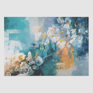 Papier Mousseline Découpage Abstrait Arrière - plan de peinture flor