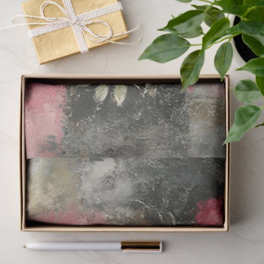 Papier Mousseline Découpage Abstrait Art College en fleurs déçues (Cadeau)