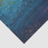 Papier Mousseline Découpage Abstraite de fleurs arc-en-ciel (Détail)