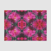 Papier Mousseline Découpage Abstraite Fleur rose (Recto)