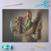 Papier Mousseline Découpage Alligator Steampunk Haut chapeau avec pl (Artisanat)