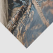 Papier Mousseline Decoupage American Indian Warrior Chief  (Détail)