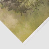 Papier Mousseline Découpage Ancien Château Français Aquarelle (Détail)