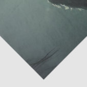 Papier Mousseline Découpage Ange angulaire lunaire en attente (Détail)