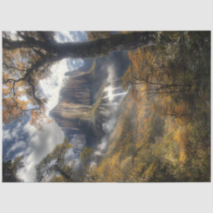 Papier Mousseline Découpage Angel Falls Cascade Venezuela