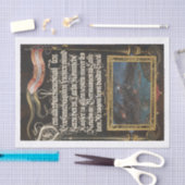 Papier Mousseline Découpage apothecaire floral de calligraphie (Artisanat)