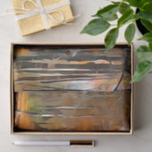 Papier Mousseline Découpage aquarelle de forêt (Cadeau)