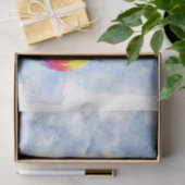 Papier Mousseline Découpage aquarelle des ballons à air chaud (Cadeau)