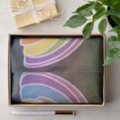 Papier Mousseline Découpage Arc en ciel foncé (Cadeau)