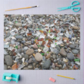 Papier Mousseline Découpage Arrière - plan de pierres de verre de pl (Artisanat)